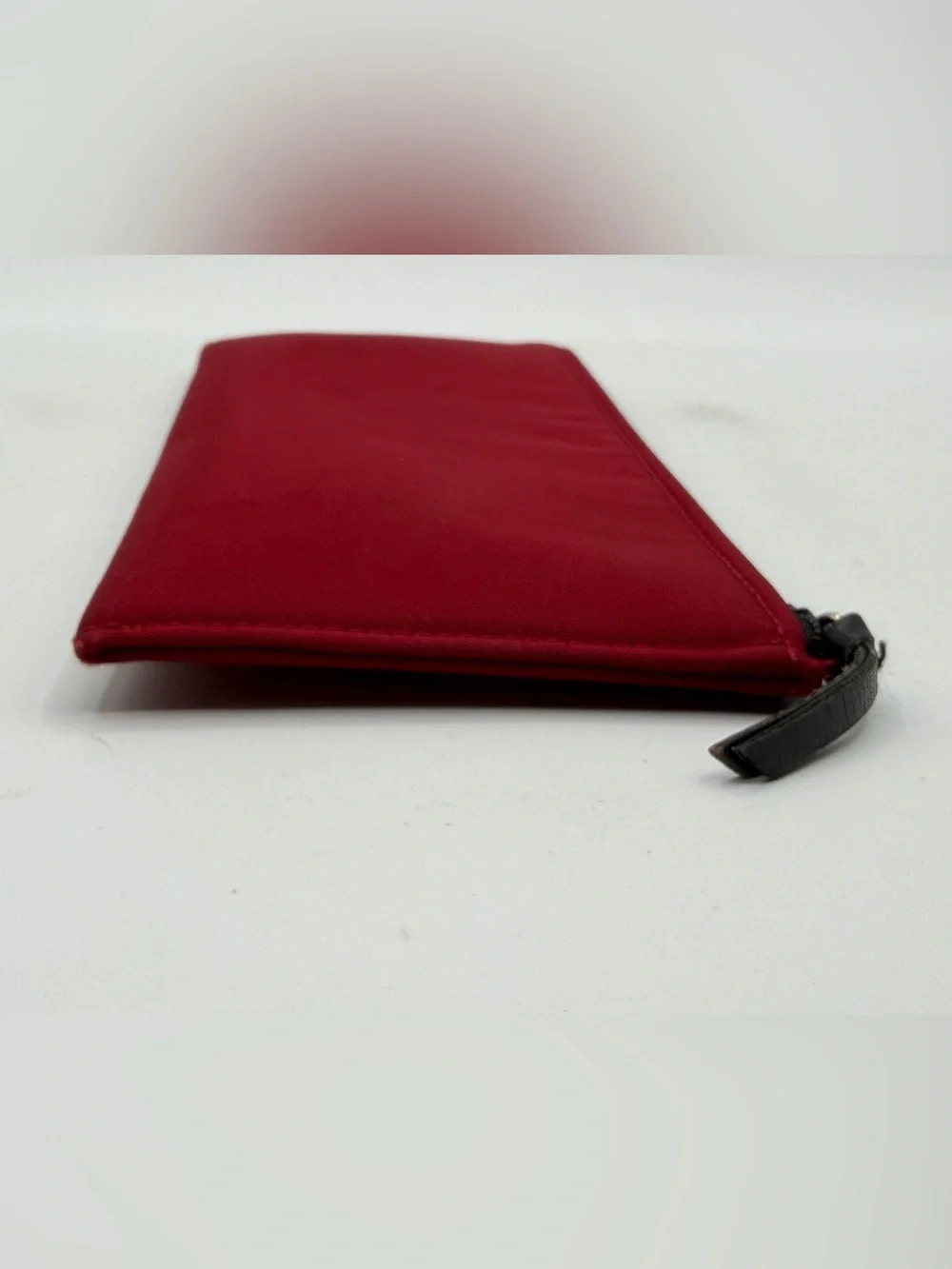 Kate Spade Red Canvas Top Zip - Cosmetic Bag Pouch Clutch